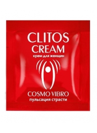 Пробник возбуждающего крема для женщин Clitos Cream - 1,5 гр. - Биоритм - купить с доставкой в Перми
