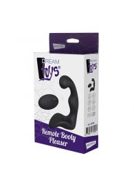 Черный вибромассажер простаты REMOTE BOOTY PLEASER - Dream Toys - в Перми купить с доставкой