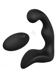 Черный вибромассажер простаты REMOTE BOOTY PLEASER - Dream Toys - в Перми купить с доставкой