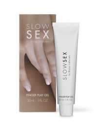 Гель для мастурбации с ароматом кокоса Slow Sex Finger Play Gel - 30 мл. - Bijoux Indiscrets - купить с доставкой в Перми