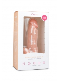 Телесный фаллоимитатор Realistic Dildo - 17,5 см. - Easy toys