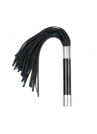 Черная плеть Easytoys Flogger With Metal Grip - 38 см. - Easy toys - купить с доставкой в Перми