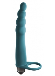 Зеленая вибронасадка для двойного проникновения Bramble - 16,5 см. - Lola Games - купить с доставкой в Перми