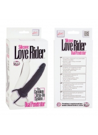 Насадка на пенис Silicone Love Rider Dual Penetrator для двойного проникновения - 14 см. - California Exotic Novelties - в Перми купить с доставкой