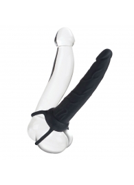 Насадка на пенис Silicone Love Rider Dual Penetrator для двойного проникновения - 14 см. - California Exotic Novelties - в Перми купить с доставкой