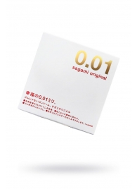 Супертонкий презерватив Sagami Original 0.01 - 1 шт. - Sagami - купить с доставкой в Перми