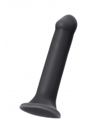 Черный фаллос на присоске Silicone Bendable Dildo XL - 20 см. - Strap-on-me - купить с доставкой в Перми