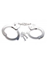 Металлические наручники Beginner s Metal Cuffs - Pipedream - купить с доставкой в Перми