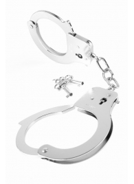 Металлические серебристые наручники Designer Metal Handcuffs - Pipedream - купить с доставкой в Перми