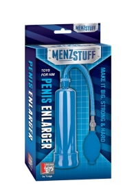 Синяя вакуумная помпа MENZSTUFF PENIS ENLARGER - Dream Toys - в Перми купить с доставкой