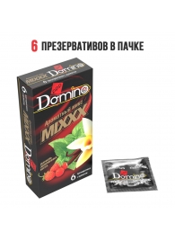 Ароматизированные презервативы DOMINO  Ароматный микс  - 6 шт. - Domino - купить с доставкой в Перми