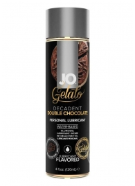 Лубрикант с ароматом шоколада JO GELATO DECADENT DOUBLE CHOCOLATE - 120 мл. - System JO - купить с доставкой в Перми