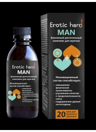 Мужской биогенный концентрат для усиления эрекции Erotic hard Man - 250 мл. - Erotic Hard - купить с доставкой в Перми