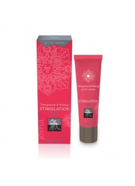 Возбуждающий интимный гель для двоих STIMULATION GEL Pomegranate   Nutmeg - 30 мл. - Shiatsu - купить с доставкой в Перми