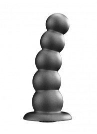 Черная насадка-плаг на харнесс PLATINUM 9 - 24 см. - LOVETOY (А-Полимер) - купить с доставкой в Перми