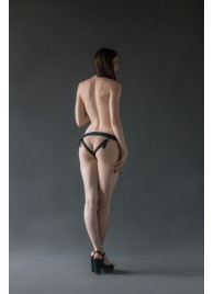 Черные трусики Better с анальной насадкой - 8 см. - Lola Games - купить с доставкой в Перми