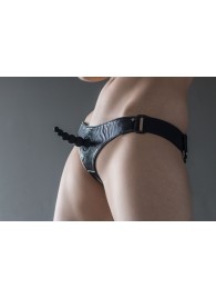 Черные трусики Better с анальной насадкой - 8 см. - Lola Games - купить с доставкой в Перми