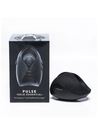 Черный инновационный мужской вибратор PULSE SOLO ESSENTIAL - Hot Octopuss - в Перми купить с доставкой