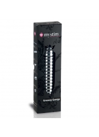 Рельефный фаллос для интенсивного электросекса Groovey George - 20 см. - MyStim - купить с доставкой в Перми