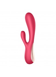 Красный вибратор-кролик Satisfyer Mono Flex с управлением через приложение - 20,4 см. - Satisfyer
