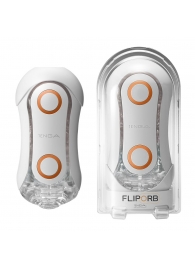 Мастурбатор Tenga FLIP ORB ORANGE CRASH - Tenga - в Перми купить с доставкой