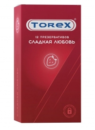 Презервативы Torex  Сладкая любовь  с ароматом клубники - 12 шт. - Torex - купить с доставкой в Перми