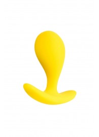 Желтая анальная втулка Blob - 5,5 см. - ToyFa