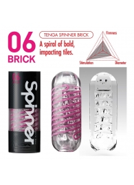 Мастурбатор SPINNER Brick - Tenga - в Перми купить с доставкой