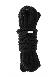 Черная веревка для шибари DELUXE BONDAGE ROPE - 5 м. - Dream Toys - купить с доставкой в Перми