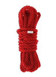 Красная веревка для шибари DELUXE BONDAGE ROPE - 5 м. - Dream Toys - купить с доставкой в Перми