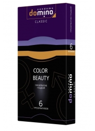 Разноцветные презервативы DOMINO Colour Beauty - 6 шт. - Domino - купить с доставкой в Перми