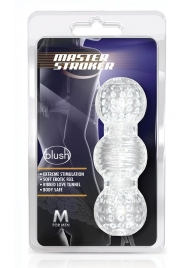 Прозрачный фигурный мастурбатор Master Stroker - Blush Novelties - в Перми купить с доставкой