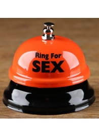 Настольный звонок RING FOR SEX - Сима-Ленд - купить с доставкой в Перми