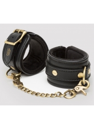 Черные наручники Bound to You Faux Leather Wrist Cuffs - Fifty Shades of Grey - купить с доставкой в Перми