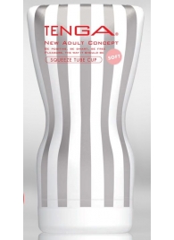 Мастурбатор TENGA Squeeze Tube Cup Soft - Tenga - в Перми купить с доставкой