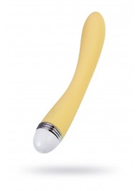 Желтый вибратор Calla - 22 см. - ToyFa