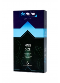Презервативы увеличенного размера DOMINO Classic King size - 6 шт. - Domino - купить с доставкой в Перми