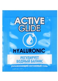 Лубрикант на водной основе Active Glide с гиалуроновой кислотой - 3 гр. - Биоритм - купить с доставкой в Перми