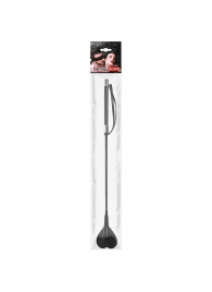 Черный стек с наконечником-сердечком - 54 см. - Notabu - купить с доставкой в Перми