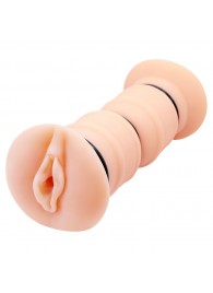 Телесный вибромастурбатор-вагина Michelle - Baile - в Перми купить с доставкой
