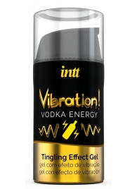 Жидкий интимный гель с эффектом вибрации Vibration! Vodka Energy - 15 мл. - INTT - купить с доставкой в Перми