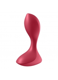 Красный вибромассажёр простаты Satisfyer Backdoor Lover - 14 см. - Satisfyer - в Перми купить с доставкой