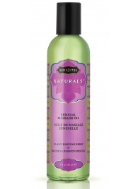 Массажное масло Naturals Island Passion Berry с ароматом тропических фруктов - 236 мл. - Kama Sutra - купить с доставкой в Перми