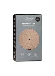 Пеньковая веревка для связывания Hemp Rope - 5 м. - Easy toys - купить с доставкой в Перми