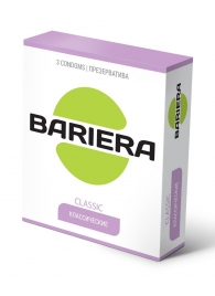 Классические презервативы Bariera Classic - 3 шт. - Bariera - купить с доставкой в Перми