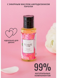 Массажное масло Pleasure Lab Delicate с ароматом пиона и пачули - 50 мл. - Pleasure Lab - купить с доставкой в Перми