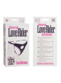 Трусы для страпона с универсальным креплением Universal Love Rider Luxe Harness - California Exotic Novelties - купить с доставкой в Перми