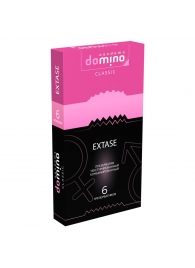 Презервативы с точками и рёбрышками DOMINO Classic Extase - 6 шт. - Domino - купить с доставкой в Перми