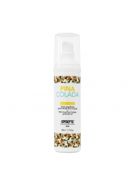 Разогревающее массажное масло с ароматом пина колада Gourmet Pina Colada - 50 мл. - Exsens - купить с доставкой в Перми