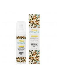 Разогревающее массажное масло с ароматом пина колада Gourmet Pina Colada - 50 мл. - Exsens - купить с доставкой в Перми